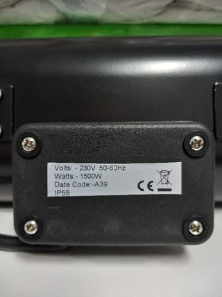 ESTUFA INFRARROJOS 1.500W 230V