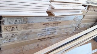 Azulejos con dibujo flor grande 70x25cm