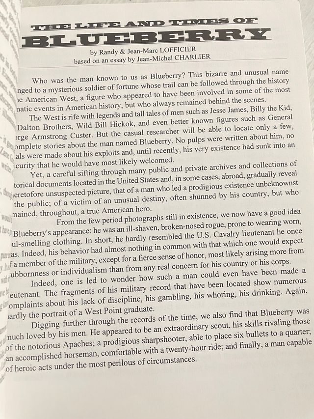 The Blueberry Saga: Confederate Gold