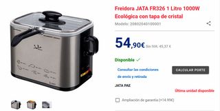 Freidora Jata