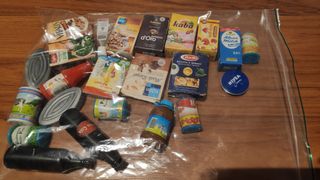 Lote carrito compra+ caja registradora