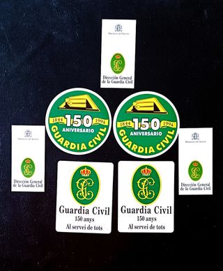 1994 PEGATINAS 150 AÑOS GUARDIA CIVIL