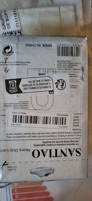 Candado de alta seguridad forma D