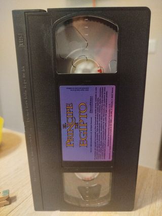 VHS el príncipe de Egipto 