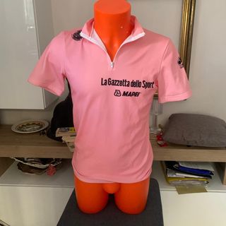 Maglia bici rosa mis L castelli azz