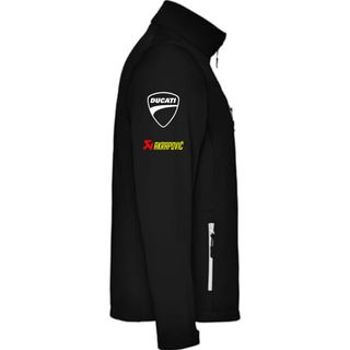 CHAQUETA MOTO CORTAVIENTOS SOFTSHELL TIPO DUCATI