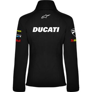 CHAQUETA MOTO CORTAVIENTOS SOFTSHELL TIPO DUCATI