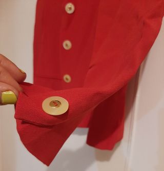 Chaqueta/blazer roja