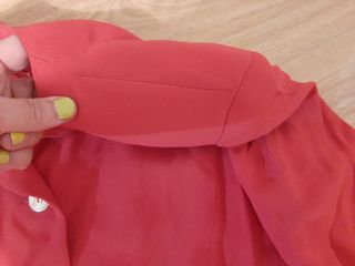 Chaqueta/blazer roja