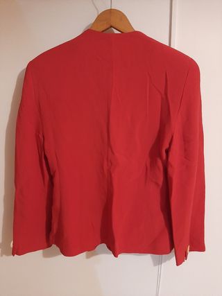 Chaqueta/blazer roja