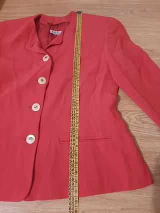Chaqueta/blazer roja