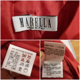 Chaqueta/blazer roja