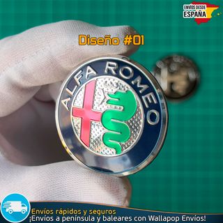 Emblema Volante Alfa Romeo 40mm Adhesivo Metálico