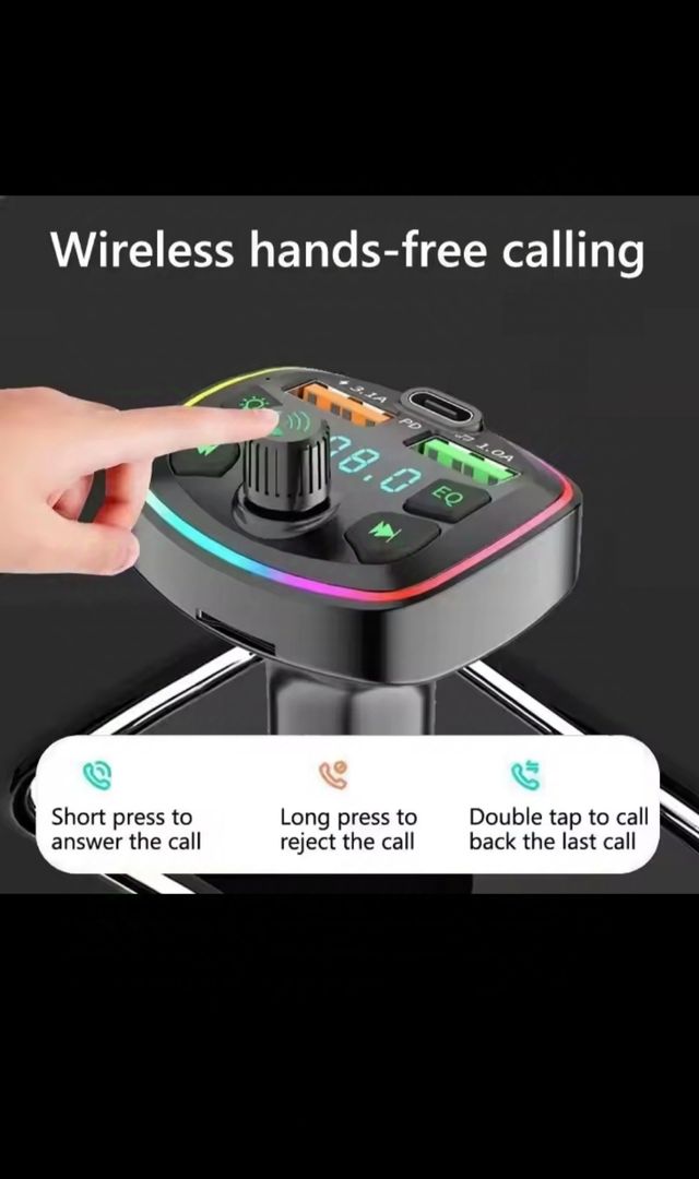 Trasmettitore FM bluetooth