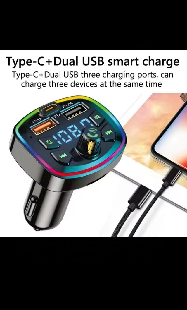 Trasmettitore FM bluetooth