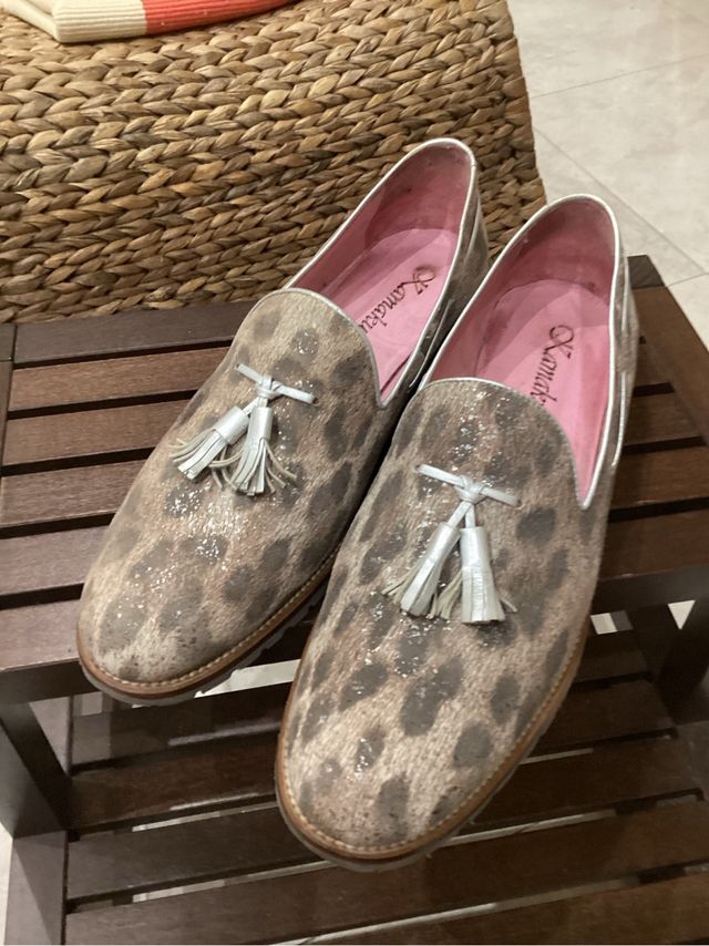 Mocasin piel talla 40