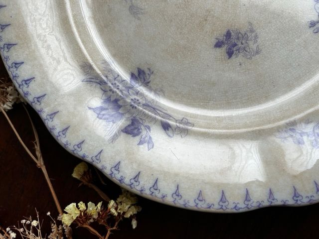 Plato Terre de fer Sarreguemines