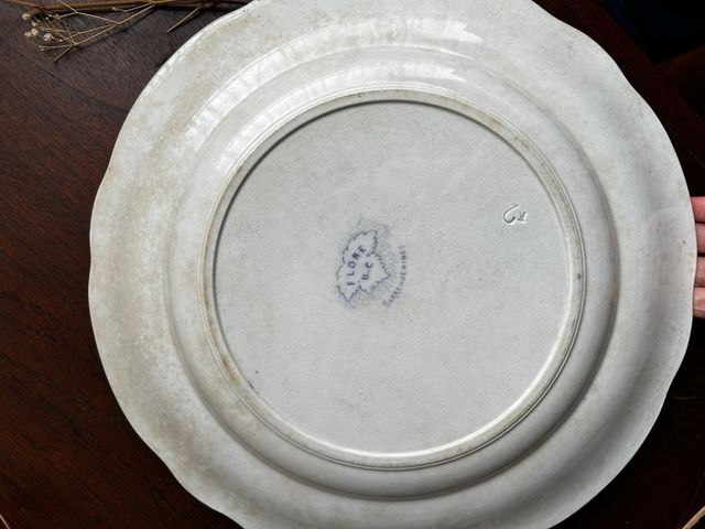 Plato Terre de fer Sarreguemines
