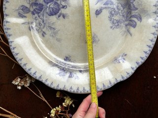 Plato Terre de fer Sarreguemines