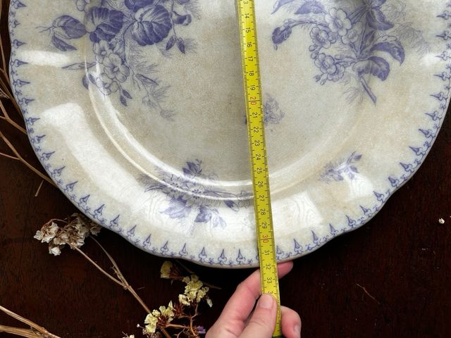 Plato Terre de fer Sarreguemines