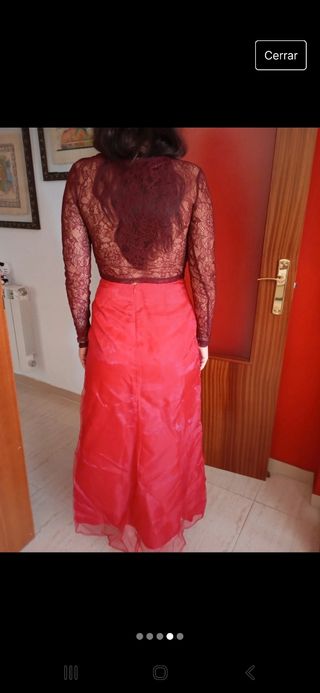 Traje  blusa y falda(FIESTA)
