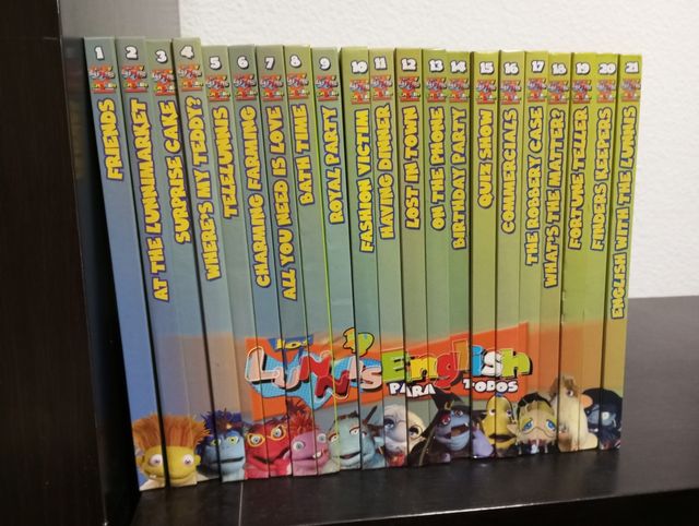 Curso inglés para niños de los Lunnis. Completo.