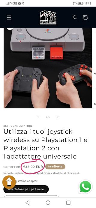 2 Wireless Controller Joysticks Sony PlayStation 2