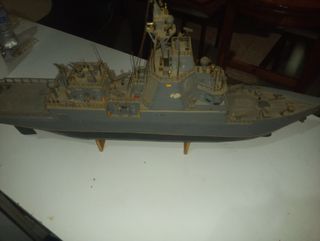 Maqueta barco de guerra