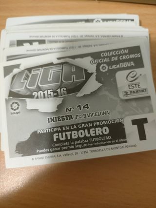 Mistery Pack Cromos La Liga 2015