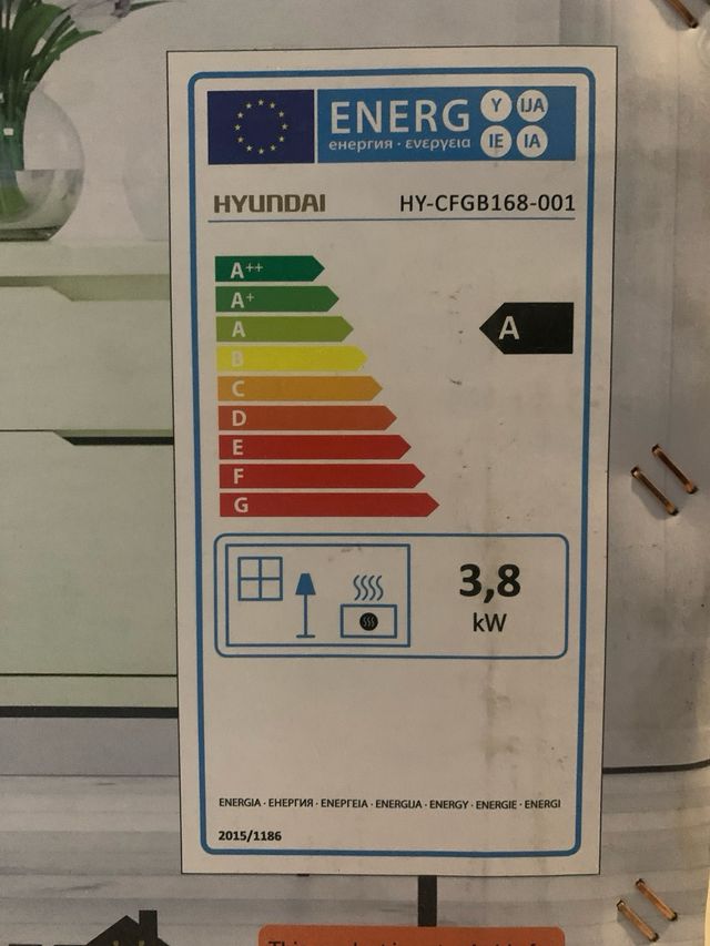 Estufa de gas PRECINTADA