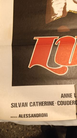 Cartel cine Lulu película cine antigua