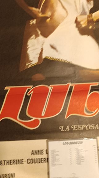 Cartel cine Lulu película cine antigua