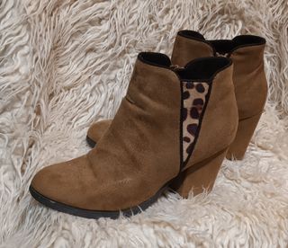 Botines ante marrón