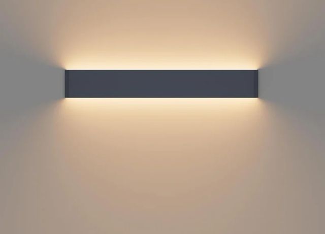 Aplique aluminio antracita LED