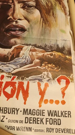 Cartel cine antiguo 