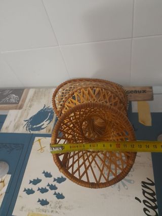 Silla mimbre decoración