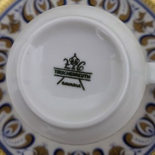 Servizio da Caffè in Oro e Cobalto