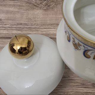 Servizio da Caffè in Oro e Cobalto