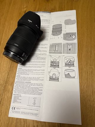 Lente objetivo Sigma 18-200 F3.5-6.3 II DC OS