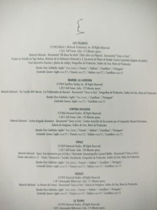 The Hitchcock Collection White en DVD