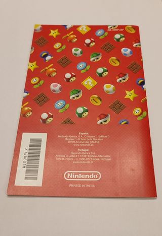 Manual new super mario bros de wii como nuevo.