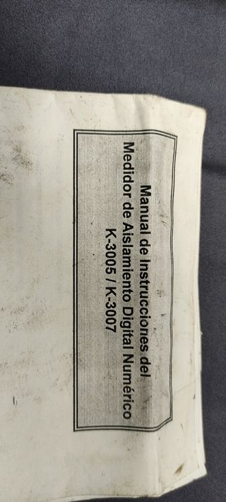 Medidor de aislamiento KYORITSU