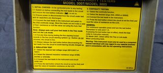 Medidor de aislamiento KYORITSU