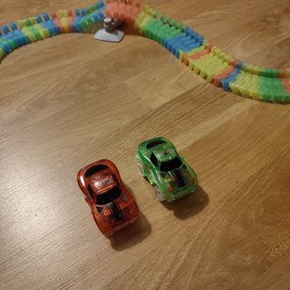 Circuito luminoso de coches