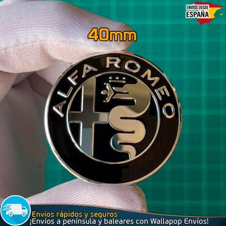 Emblema Volante Alfa Romeo 40mm Adhesivo Metálico