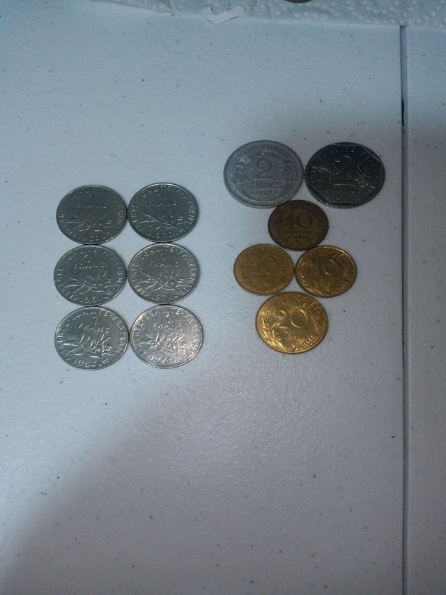 Lote Francos Franceses Franc