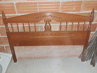 Cabecero antiguo 135 y pie de cama