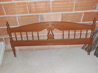 Cabecero antiguo 135 y pie de cama