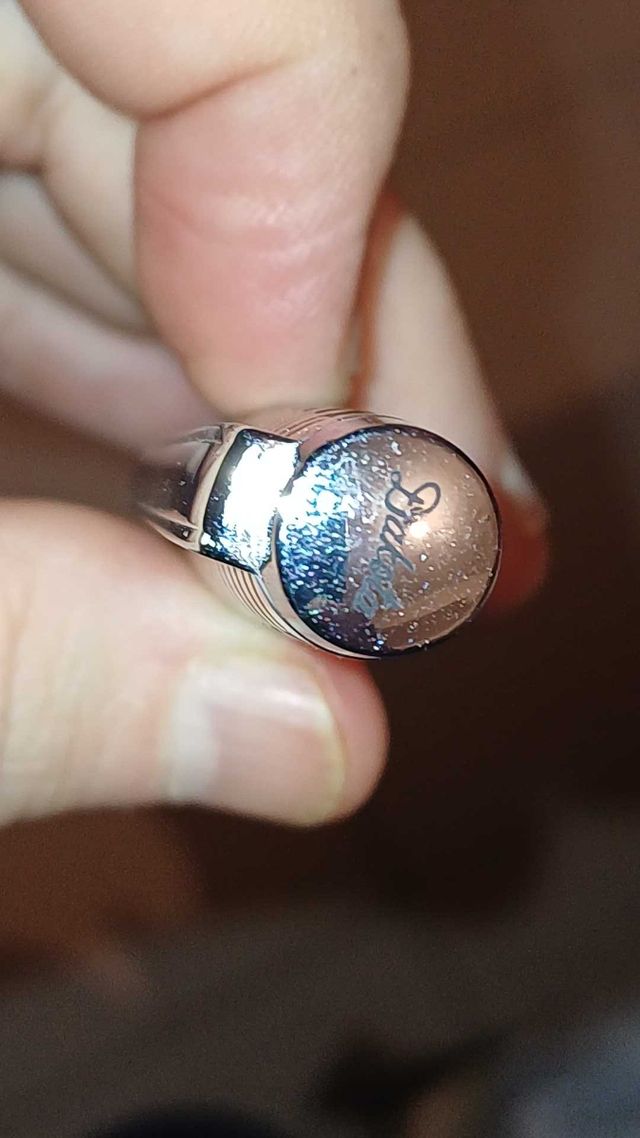 Boligrafo plateado marca dakota