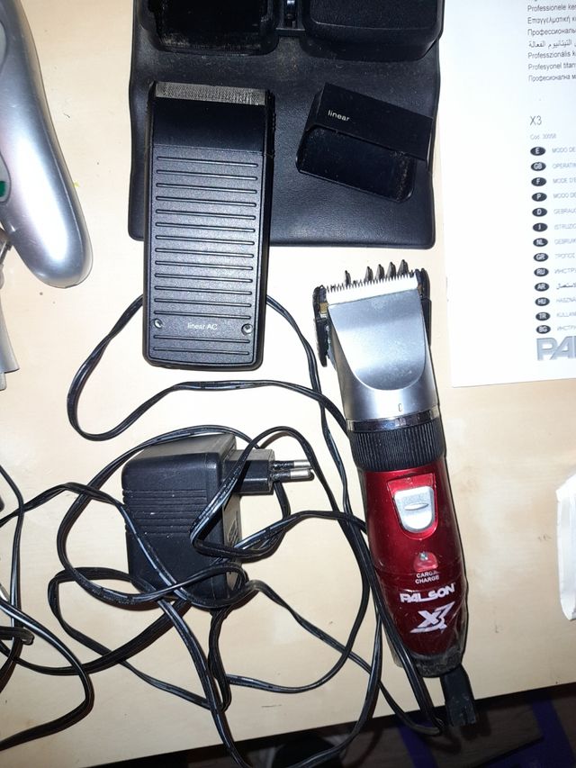 Lote 4 máquinas de afeitar cortar pelo